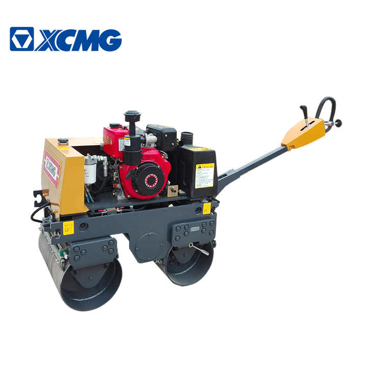 XCMG XMR083 light road compactor 0.8 ton asphalt double drum road roller with price