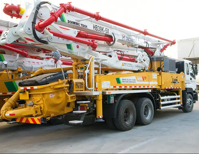 XCMG Official 39m Truck-mounted Concrete Pump HB39V Truck Mounted Boom Concrete Pump Price