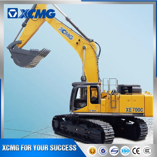 XCMG Famous XE700C Price of Excavator 70 Ton Large Type New Excavator for Sale