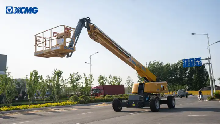 XCMG Official XGS43 43m Mobile Elevating Work Platform Telescopic Boom Lift Price