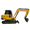 6 Ton Crawler digger excavator XCMG XE60DA Automatic Earth-moving Machinery