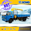 Truck crane XCMG 3Ton hydraulic Straight Arm Telescoping Boom truck mounted crane